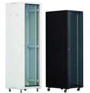 Stand alone cabinet 32U 19inch/ 600/800mm (H:1610mm), usa fata sticla securizata, Xcab-32U6080S
