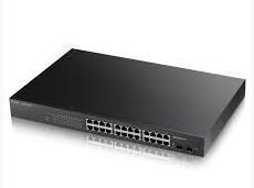Switch ZyXEL GS1900-24HP Gigabit Web Managed, Rackmount, 24 x Gigabit Port POE, GS1900-24HP-EU0101