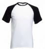 Tricou baseball alb-negru 11-026-0th fruit of the