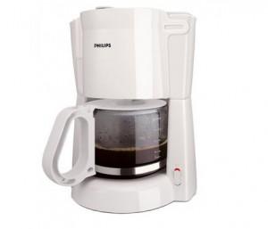 Cafetiera Philips, 15 cesti, anti-picurare, alb, HD 7446