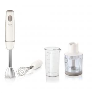Hand blender with ProMix blending technology Philips Daily Collection 550W, Alb, HR1607/00