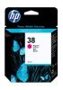 HP 38 Magenta Pigment, Ink Cartridge with Vivera Ink, C9416A