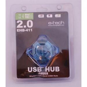HUB USB E-Tech  EHB-411