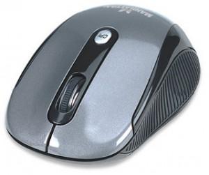Manhattan Performance Wireless Optical Mouse, USB, Four Buttons with Scroll Wheel, 2000 dpi, 177795
