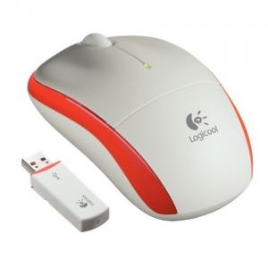 Mouse optic Logitech M205, wireless, USB, Portocaliu , 910-001097