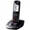 Telefon dect panasonic kx-tg7521fxb black, caller id,