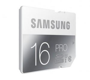 Card memorie Samsung SD PRO, 16GB, Class10, UHS-1 Grade1Read 90MB/s - Write 50MB/s, MB-SG16D/EU