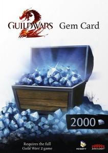 Cod unic Joc NCSOFT Guild Wars 2 Gem Card - 2000 PC, NCS-PC-GW2GC2K