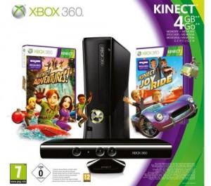 Consola Microsoft  Xbox 360 4GB,  Kinect, Kinect Adventures,  Joy Ride, MST-XB-X360KNTJR