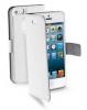 Husa book case iphone 5s, white,