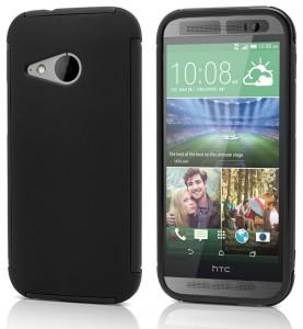 Husa Vetter Dual Layer HTC One (M8) mini 2, Soft Case + Screen Cover, Black, CDLVTHTM8MD