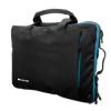 Laptop Case CANYON Top Loader for up to 15.6 Inch laptop, Black-Blue, CNF-NB02BL