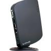 Sistem desktop Sapphire Mini PC Edge HD2 cu procesor Intel Atom D510, 2GB, 320GB, NVIDIA Ion2, FreeDOS, Black, 4H000-02-40G