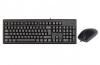 Wired kit tastatura+mouse a4tech, ps2, black,