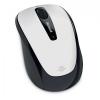 Wireless mobile mouse microsoft 3500 bluetrack,  white, gmf-00040