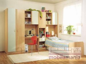 Camere / Dormitoare de tineret realizate din PAL Melaminat ALCMENA