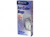 Ice cube bags easy self-seal 10 bags