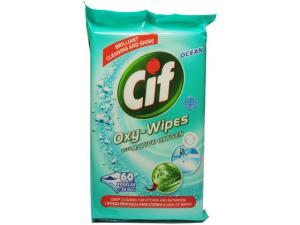 Cif Oxy-wipes withactive oxygen -ocean