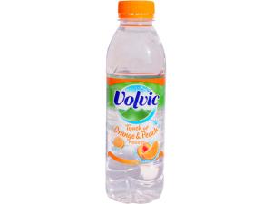 Apa plata Volvic orange&amp;peach - 500ml