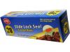 Slide lock seal freezer bags