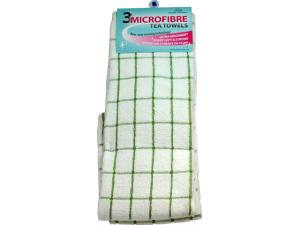 3 Microfibre tea towels