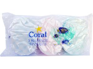 Coral massage sponge