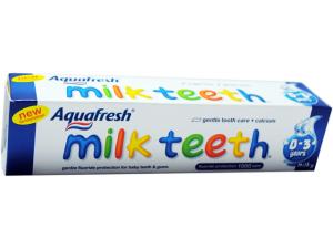 Pasta de dinti ptr. copii Aquafresh milk teeth 0-3 years -  50ml