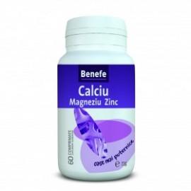 Benefe Calciu Magneziu Zinc(60 comprimate)Alevia