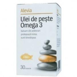 Ulei de peste Omega 3  (30 Comprimate) Alevia