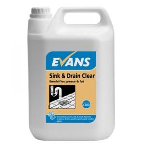 Detergent puternic activ Sink&Drain Clear EVANS