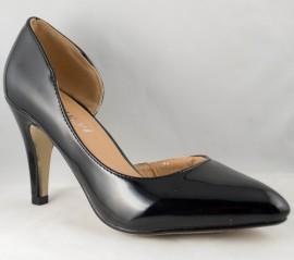 Pantofi de Dama Stiletto decupati Negru
