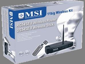 Wireless Router Msi Rg54se Ii+us54se Ii