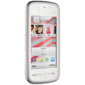 Telefon Nokia 5230 Navi Alb-Argintiu