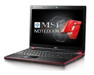 Laptop MSI 15.4 Megabook GX623X-477EU Negru Rosu