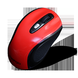 Mouse Prestigio Bluetooth 3D3B PJ-MSL2 Negru-Rosu