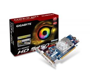 Placa Video Gigabyte Radeon HD5450 512MB GV-R545D2-512D
