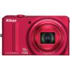 Nikon CoolPix  S 9100 Rosu + CADOU: SD Card Kingmax 2GB