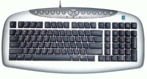 Tastatura A4tech PSII  KBS-21 Argintiu-Negru