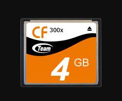 Compact Flash Team 4gb 300x E6 Tg004g2ncfia