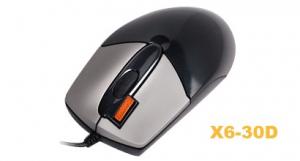 Mouse A4TECH X6-30D Negru-Argintiu