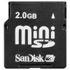 Mini-SD Card Sandisk 2GB SDSDM-2048
