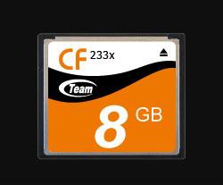 Compact Flash Team 8gb 233x E6 Tg008g2ncfja