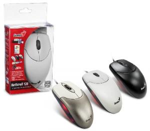 Mouse Genius Optic Netscroll 120 Metalic Usb