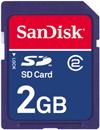 SD Card Sandisk 2 GB SDSDB-2048