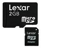 Micro sd card 2gb lexar