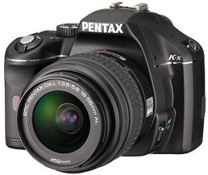 Pentax K-X Kit + Obiectiv DAL 18-55 mm Negru + CADOU: SD Card Kingmax 2GB