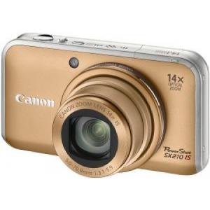 Canon PowerShot SX 210 IS Gold (X) + CADOU: SD Card Kingmax 2GB