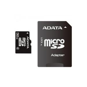 Card memorie A-DATA MicroSDHC 32GB Clasa 4 + Adaptor SD