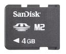 Memory Stick Micro M2 Sandisk 4GB Sdmsm2 - 4096