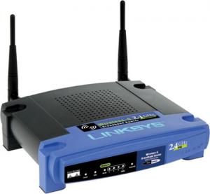 Router Wireless Cisco-Linksys WRT54GL Negru-Albastru